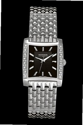 Wittnauer Metropolitan Patterned Black Dial