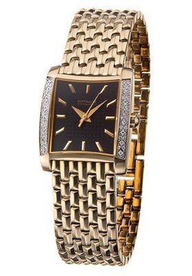 Wittnauer Metropolitan Patterned Black Dial