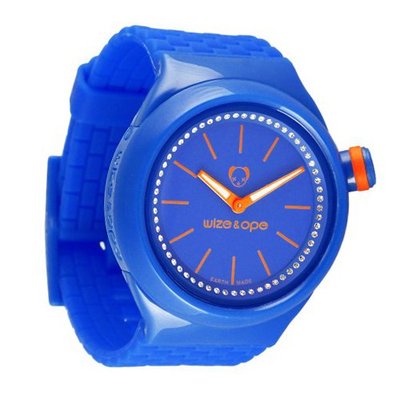 uWize and Ope Wize & Ope Unisex Wize Club Analogue SH-CL-9S with Blue Dial 