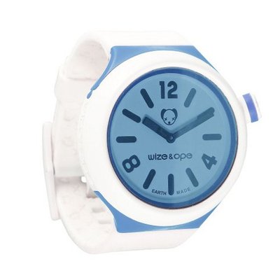 Wize & Ope Unisex Jumbo Bicolor Analogue JB-SH-BI-1 with Blue Dial