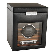 Wolf Designs Module 2.7 Roadster Single Winder with Cover and Storage, Black