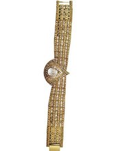 Goldtone Vogue Rhinestone Wrist