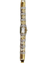 Vogue Goldtone & Rhinestone Wrist