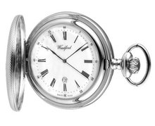 Woodford Mechanical Pocket with White Dial Analogue Display 1086