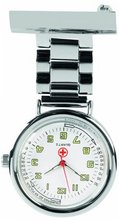 Woodford Nurse's Fob , 1219, Quartz Chrome-Finished (Suitable for Engraving)