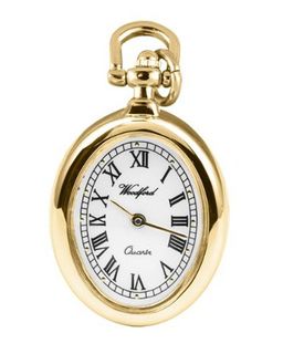 Woodford Quartz Fob with White Dial Analogue Display 1237