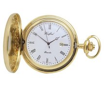 Woodford Quartz Pocket with White Dial Analogue Display 1238