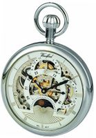 Woodford Skeleton Pocket , 1050, Chrome-Finished Two Time Zone Moon-Phase (Suitable for Engraving)