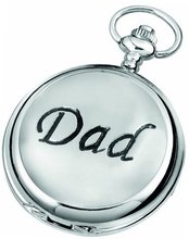 Woodford Skeleton Pocket , 1904/SK, Chrome-Finished Dad Pattern with Chain (Suitable for Engraving)