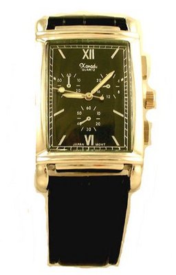 Antique Chronograph Look Classic Dress Silver Tone