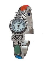 Dainty New Vintage Gem Stone Bangle Cuff