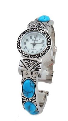 Dainty New Vintage Turquoise Bangle Cuff