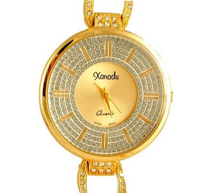 Gold-Tone Delicate Retro Glamour