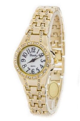 "Simply Inspired" Classic Gold_tone Easy Read Bracelet