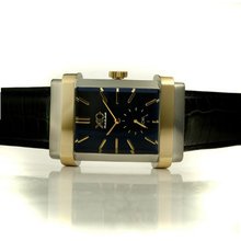 1950s Rolls Royce Silver Wraith Limited Edition Yellow Gold Silver Black Strap 02A