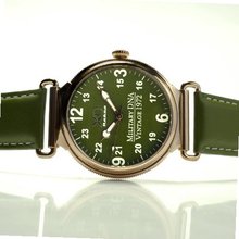 New XO RETRO F4 Phantom 1972 Vietnam Military DNA Leather Green Dial 01A