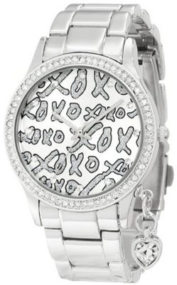 XOXO XO5144 Silver-Tone Bracelet With Heart Charm