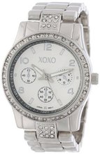 XOXO XO5203 Rhinestone Accent Silver-tone Bracelet