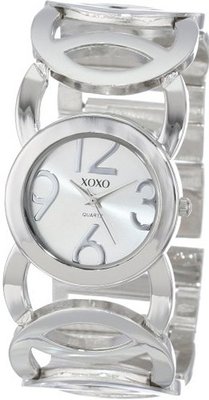 XOXO XO5210 Silver Dial Silver-tone Open Link Bracelet