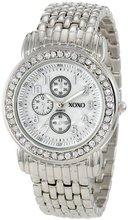 XOXO XO5314 Silver-tone Bracelet With Rhinestones Accent