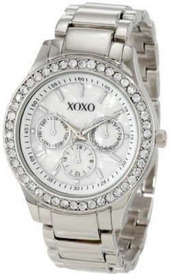 XOXO XO5331 Silver-tone Bracelet With Rhinestones Accent