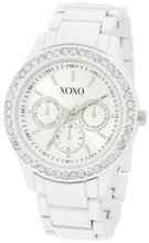 XOXO XO5408 White Bracelet With Rhinestones Accent