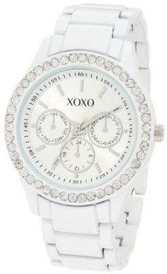 XOXO XO5408 White Bracelet With Rhinestones Accent