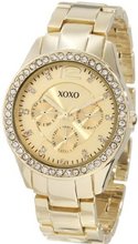 XOXO XO5475 Rhinestone-Accented Gold-Tone Bracelet