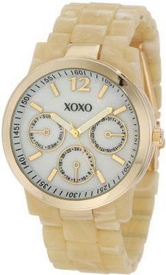 XOXO XO5512 Horn Color Bracelet with Gold Case