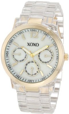 XOXO XO5515 Clear Bracelet with Gold Case