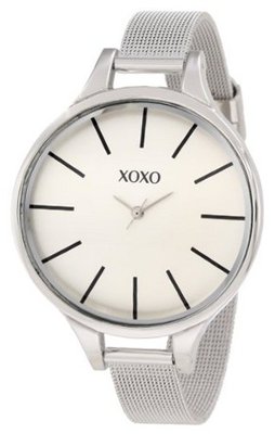 XOXO XO5571 Silver-Tone Mesh Strap