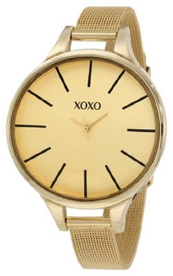 XOXO XO5572 Gold-Tone Mesh Strap