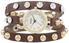 XOXO XO5607 Brown Studded Double Wrap