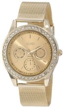 XOXO XO5634 Gold-Tone Mesh Band