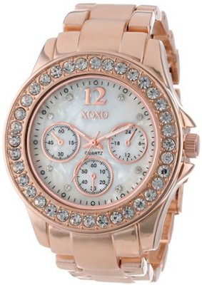 XOXO XO5650 Rose Gold-Tone Bracelet Analog