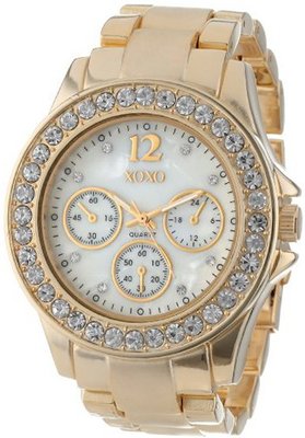 XOXO XO5651 Gold-Tone Bracelet Analog