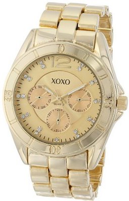 XOXO XO5655 Gold-Tone Bracelet Analog