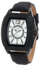 Yachtman YM0125BR Maverick Black Barrel Case with Silver Dial