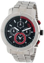 Yachtman YM607-SRD Round Matt Black Dial in Hollow Stainless Steel Band