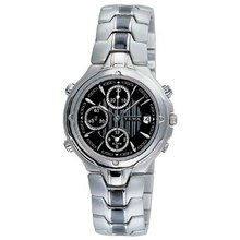 YEMA by Seiko of France Silver-Tone Sport Quartz Alarm/Chronograph . Model: YM425
