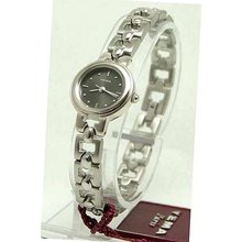 YEMA by Seiko of France Silver-tone with Graphite Colored Dial. Model: YM550