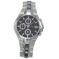 YEMA by Seiko of France Stainless Steel Alarm/Chronograph with Black Dial. Model: YM927