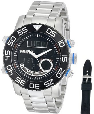 Yema COYMHF0112 Master Elements Venture Master Analog-Digital Display Quartz Silver