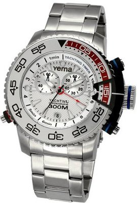 Yema COYMHF0212 Sous Marine Yachting Analog Display Analog Quartz Silver