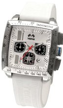 Yema YMHF0812 Rallygraf Rectangle Chronograph Lady Analog Display Analog Quartz White