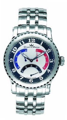 Yonger & Bresson YBH 8301J-04 Brown Calfskin Crocodile band .