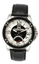 Yonger & Bresson YBH 8317-01 C Black Calfskin band .