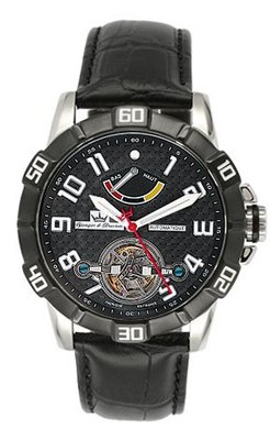 Yonger & Bresson YBH 8319-01 C Black Calfskin band .