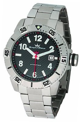 Yonger & Bresson YBH 8322-19 C Black Calfskin band .