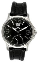 Yonger & Bresson YBH 8323-02 Black Calfskin band .